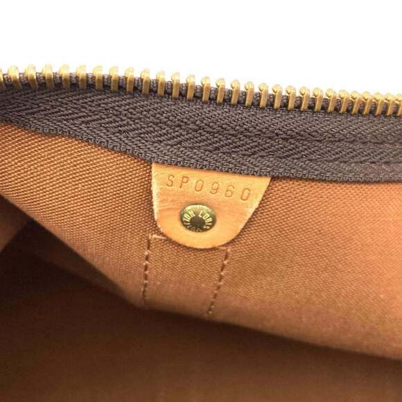LOUIS VUITTON Authentic Brown Monogram Canvas Keepall 45 Boston Bag - Picture 9 of 10